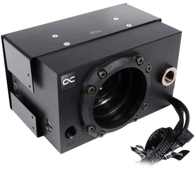 Alphacool ES 2U rezervuaras su D5 siurblio anga