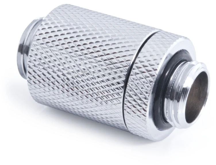 Alphacool ES D-Plug 25,5-40,5mm, G1/4 AG auf G1/4 AG – chromuotas