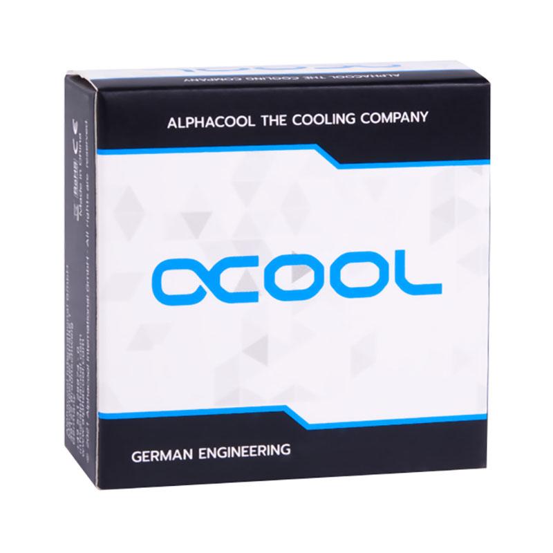 Alphacool ES D-Plug, 25,5mm, G1/4 AG auf G1/4 AG – Deep Juodas