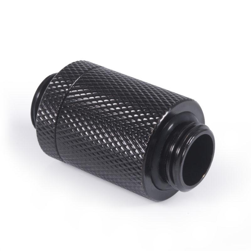 Alphacool ES D-Plug, 25,5mm, G1/4 AG auf G1/4 AG – Deep Juodas