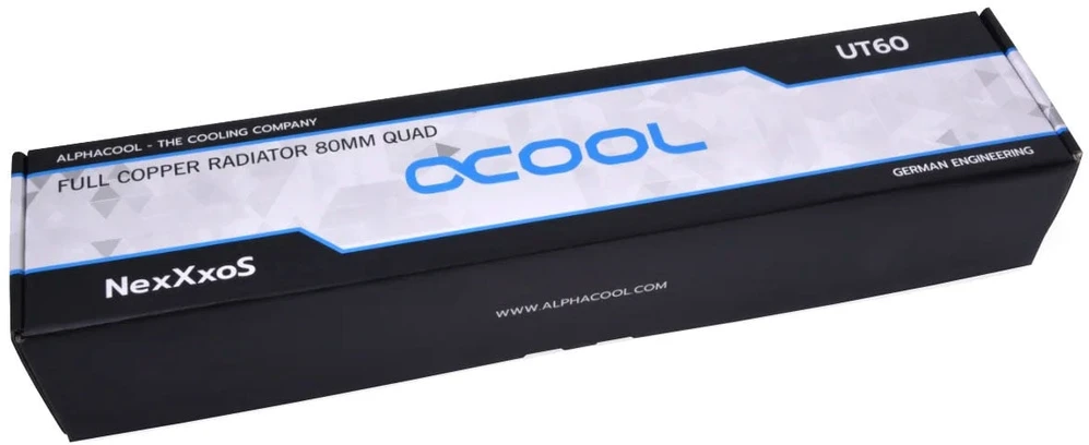 „Alphacool ES HPE-60 X-Flow“ radiatorius, varinis, Ø 320 mm, juodas