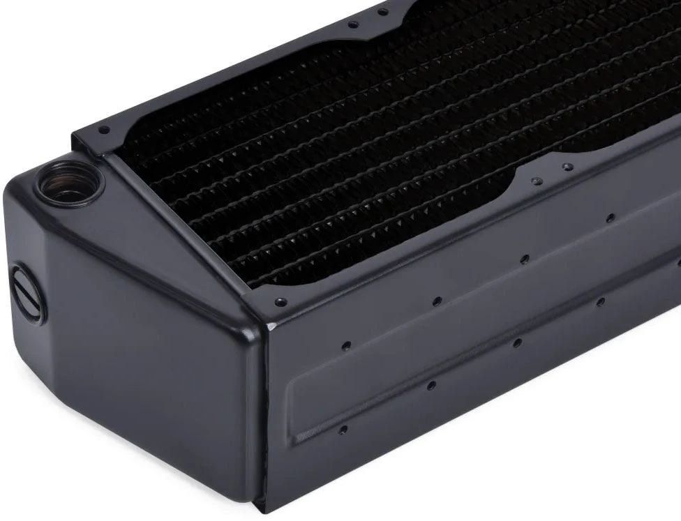 „Alphacool ES HPE-60 X-Flow“ radiatorius, varinis, Ø 320 mm, juodas