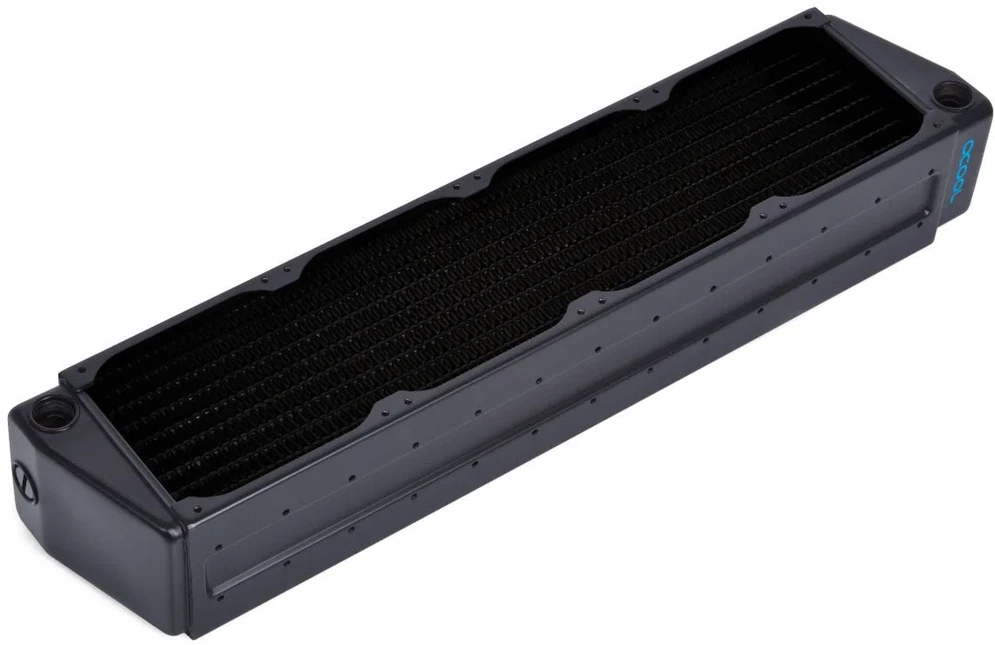 „Alphacool ES HPE-60 X-Flow“ radiatorius, varinis, Ø 320 mm, juodas