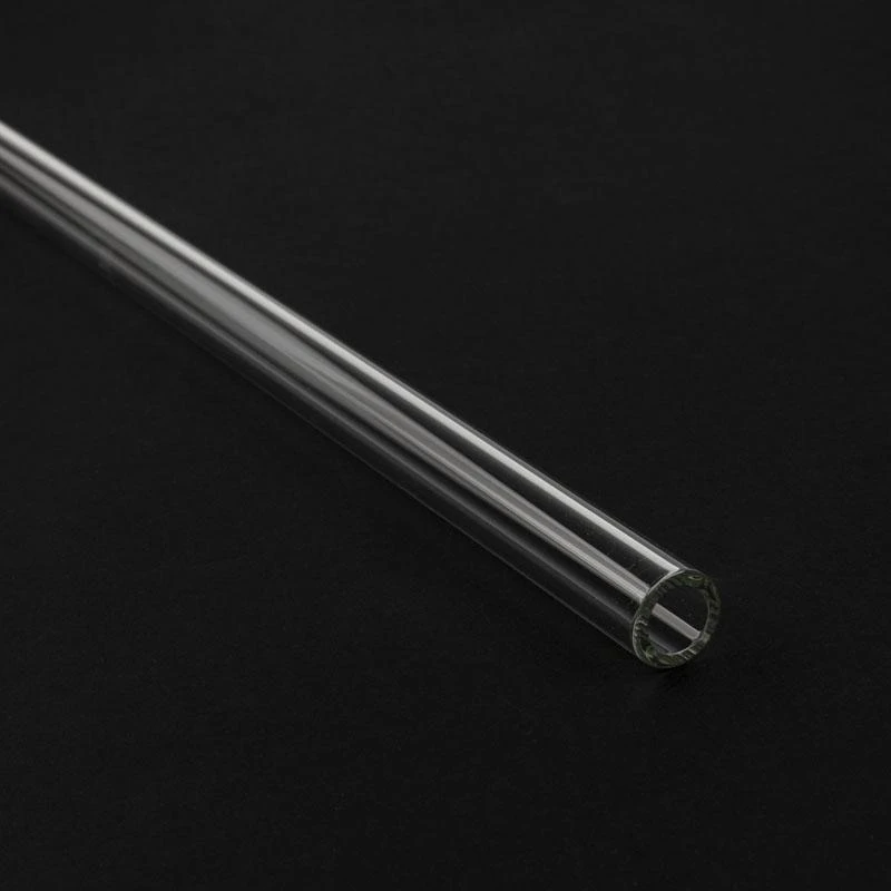 Alphacool HardTube 16/11mm Borosilikatglas 90 Grad Winkel 20/40cm – skaidrus