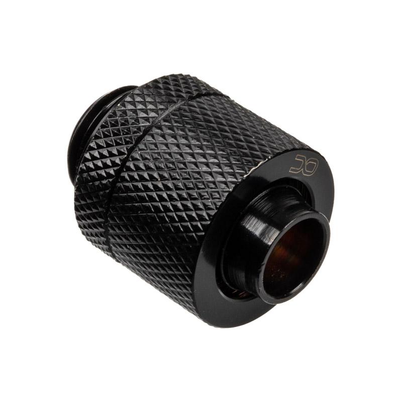 „Alphacool HF“ tiesus jungtis G1/4 colio AG į 13/10 mm - juodas