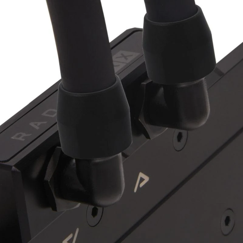 Alphacool Alphacool 17455, Juodas, Armatūra, Žalvaris, 1/4", 90°, 27 mm
