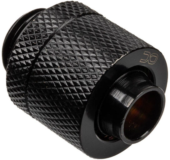 „Alphacool HF“ tiesus jungtis G1/4 colio AG į 13/10 mm - juodas