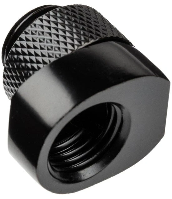 Alphacool Eiszapfen G1/4 colių prailginimo poslinkis MF 8 – juodas