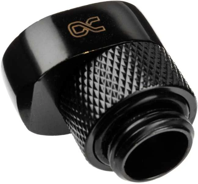 Alphacool Eiszapfen G1/4 colių prailginimo poslinkis MF 8 – juodas