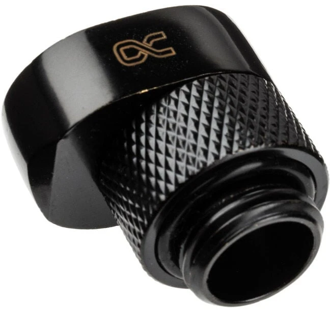 Alphacool Eiszapfen G1/4 colių prailginimo poslinkis MF 8 – juodas