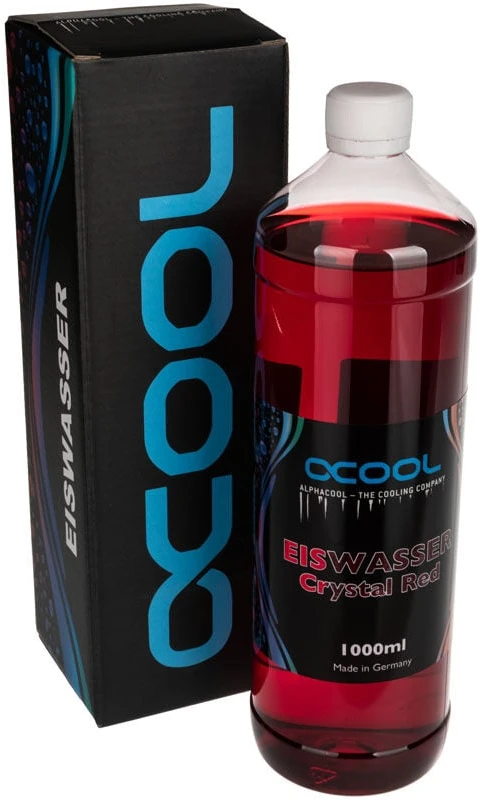 „Alphacool Ice Vanduo Crystal Redona“, 1000 ml paruoštas mišinys, raudonas