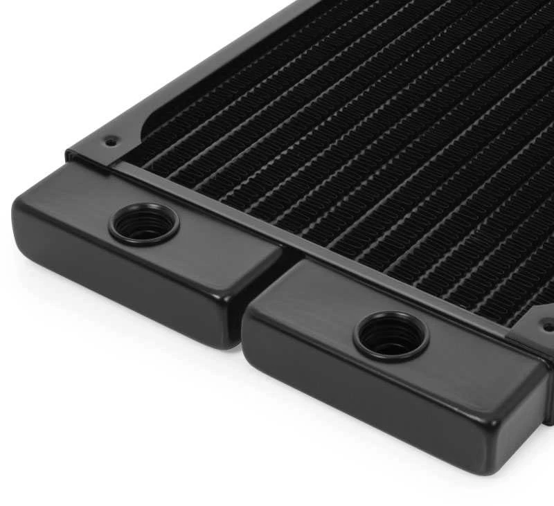 Alphacool HPE-20 radiatorius: sujungimų angos