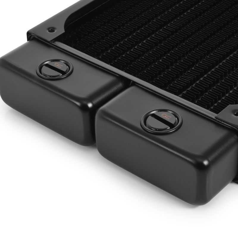 Alphacool NexXxoS HPE-30 Radiator 360mm – juodos spalvos