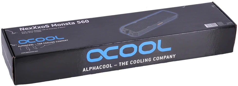 Alphacool NexXxoS Monsta radiatorius - 560 mm juodas