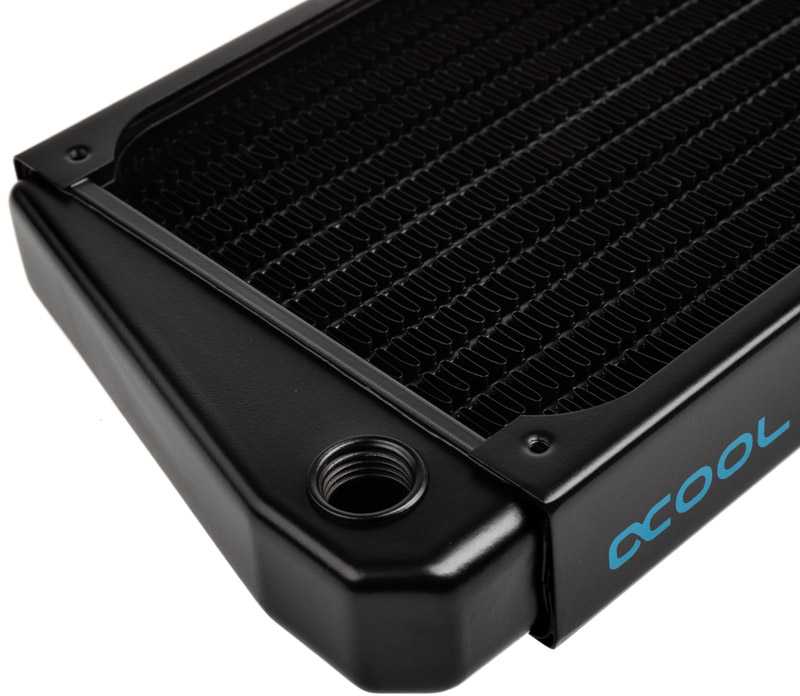 Alphacool NexXxoS ST30 Full Copper X-Flow radiatorius - 240mm, juodas