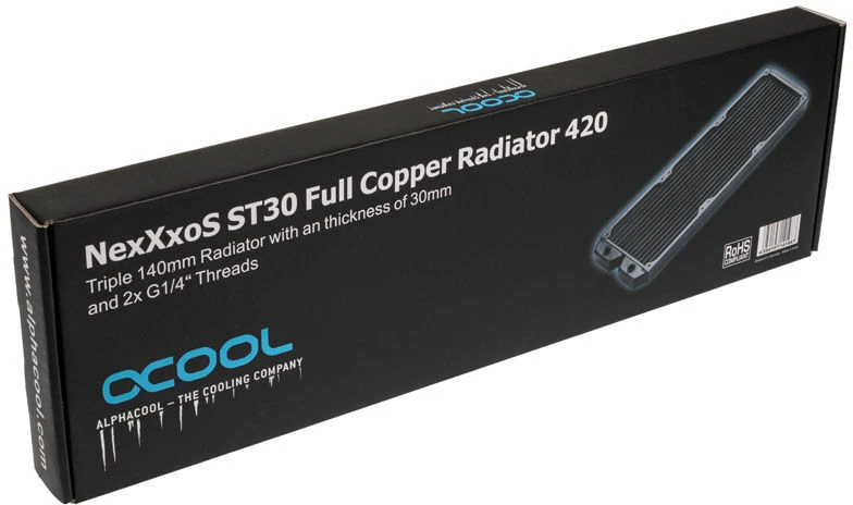 Alphacool NexXxoS ST30 visiškai varinis 420 mm radiatorius