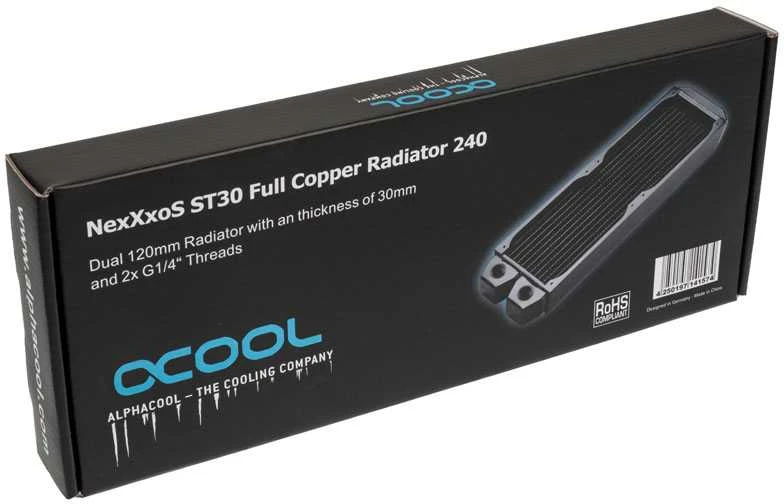 Alphacool NexXxoS ST30 visiškai varinis 240 mm radiatorius