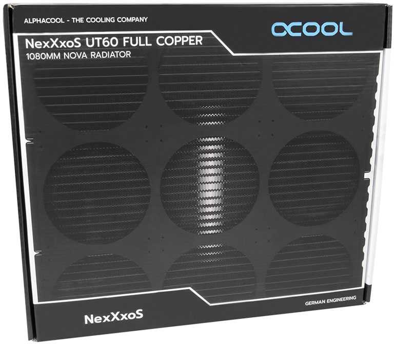 „Alphacool NexXxoS UT60 Full Copper 1080mm Nova“ – juodas