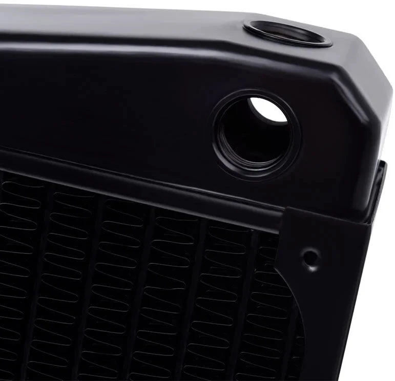 „Alphacool NexXxoS XT45“ varinis „X-Flow“ radiatorius – 420 mm, juodos spalvos