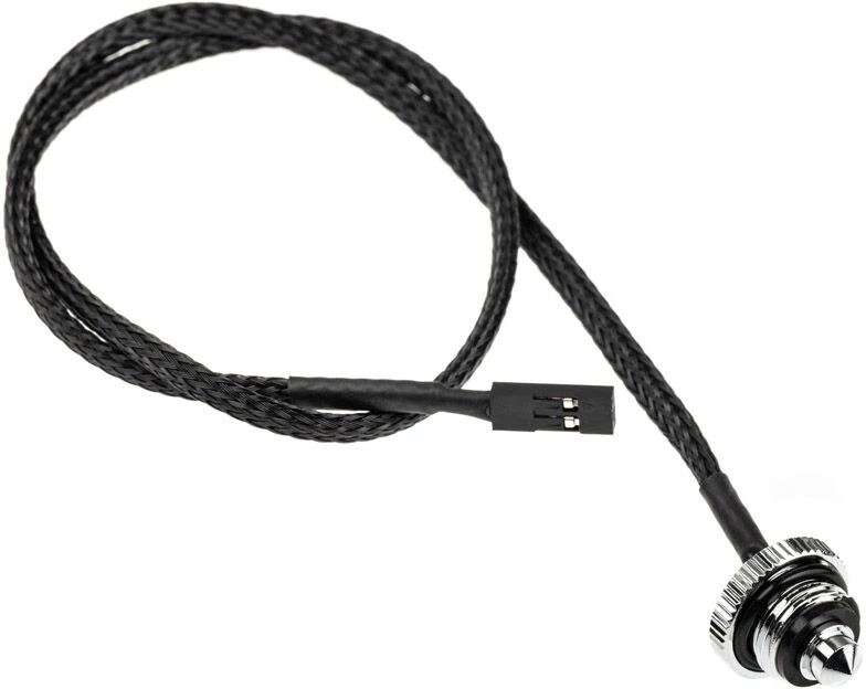 Alphacool Eiszapfen temperatūros jutiklis plokščias G1/4 chromas