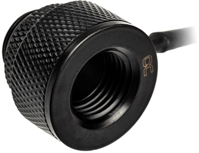 Alphacool Eiszapfen temperatūros jutiklis G1/4 IG/IG su AG adapteriu – juodas