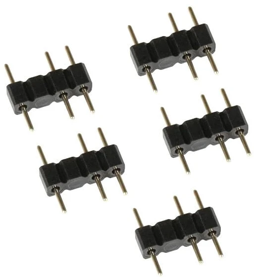Alphacool Y-Splitter aRGB 3-pin to 4x 3-pin 60cm – juodos spalvos