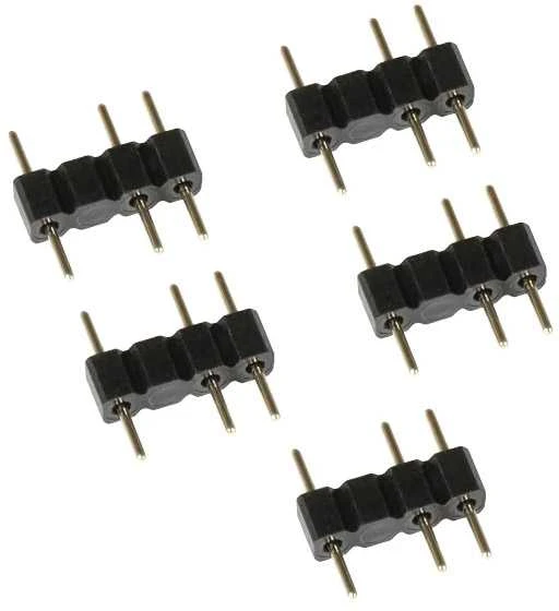 Alphacool Y-Splitter aRGB 3-pin to 4x 3-pin 60cm – juodos spalvos