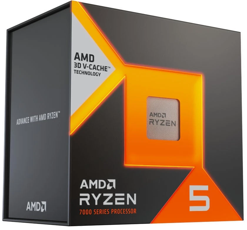 AMD Ryzen 5 7500X3D procesorius 4 GHz 96 MB L3 dėžutė