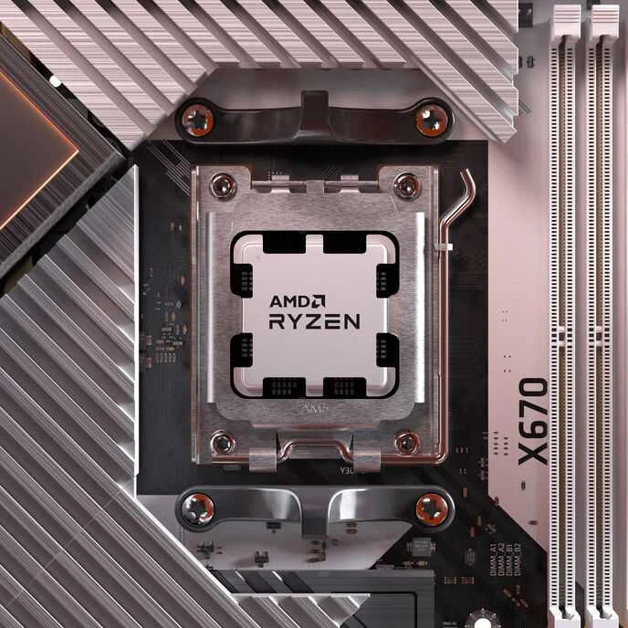 Procesorius AMD CPU Desktop Ryzen 5 6/12T 9600 (5.2GHz, 38MB, 65W, AM5) dėžutė su Wraith Stealth Cooler ir Radeon Graphics