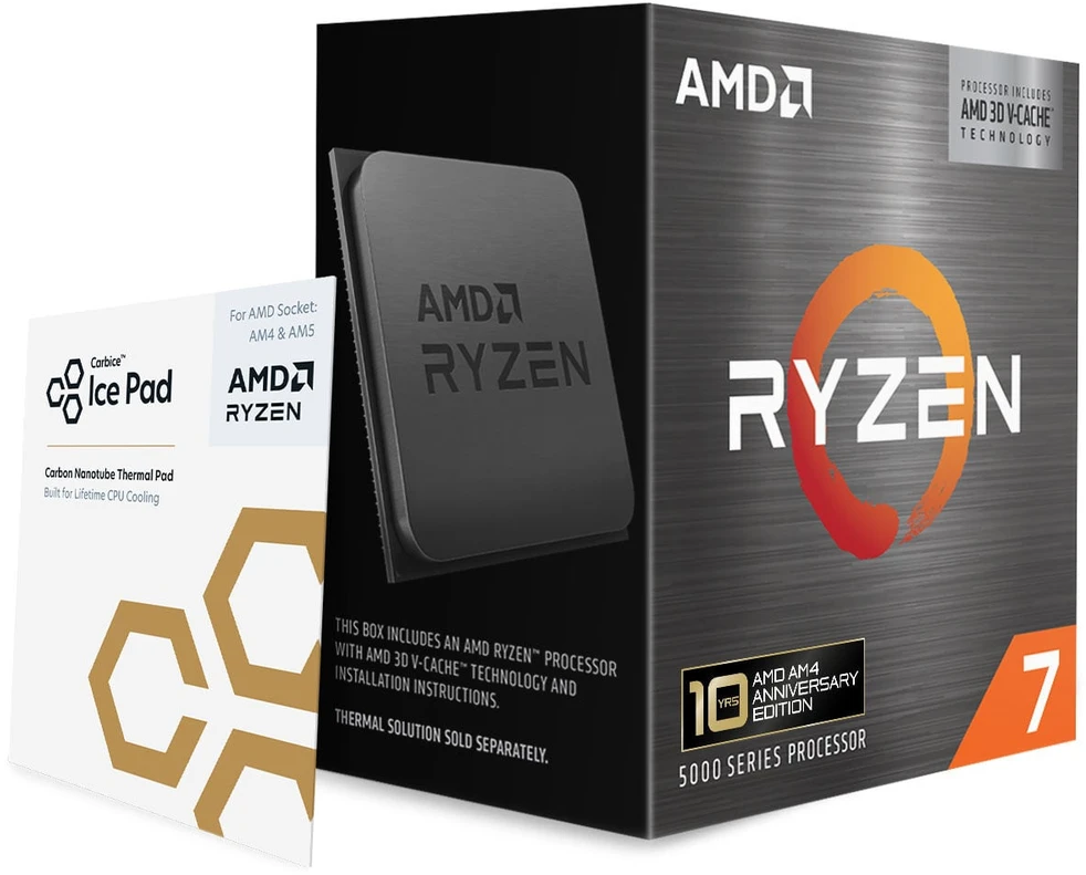 Procesorius AMD Ryzen 7 5800X3D processor 3.4 GHz 96 MB L3 Box