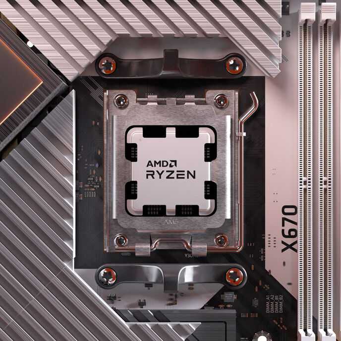 Procesorius AMD Ryzen 7 7800X3D CPU, 8 Kerne, 5,0 GHz, AM5 (Raphael) - tray, be Kühler