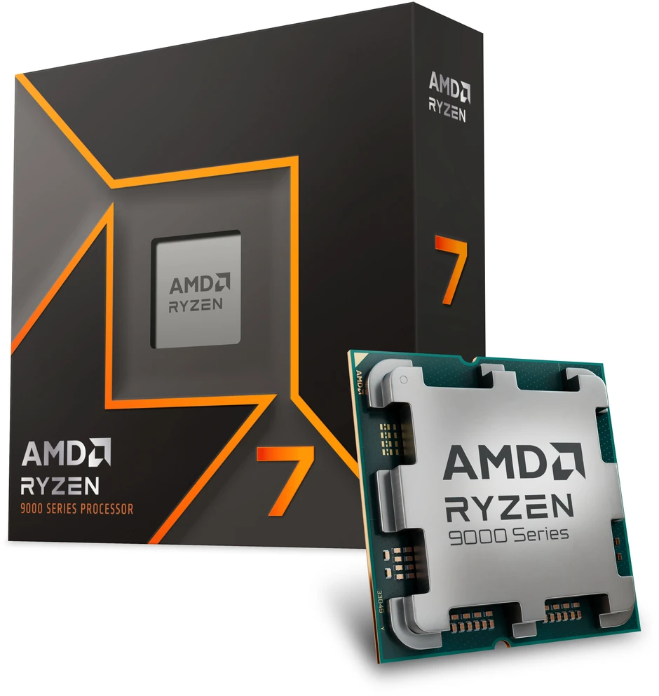 AMD CPU Desktop Ryzen 7 8/16T 9700X (3,8 GHz / 5,5 GHz, 40 MB, 65 W, AM5) su Radeon Graphics
