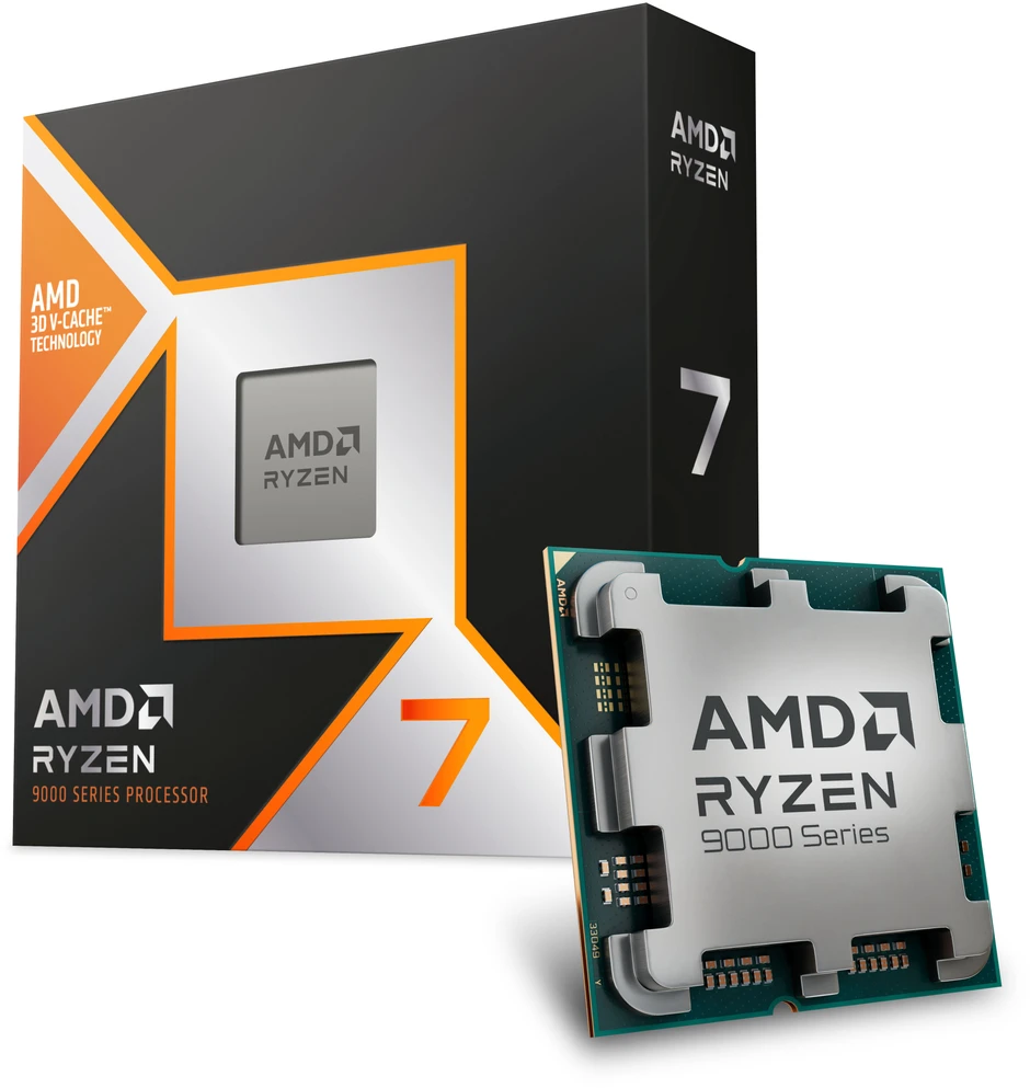 Procesorius  AMD Ryzen 7 9800X3D processor 4.7 GHz 104 MB L2 & L3 (100-100001084WOF) Box