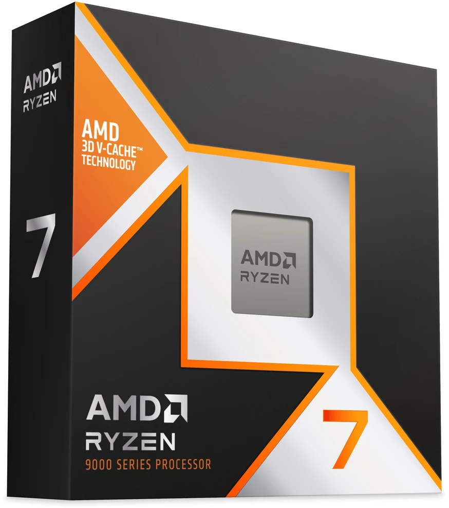 Procesorius AMD CPU stalinis Ryzen 7 8C/16T 9850X3D (5.6GHz, 104MB, 120W, AM5 dėžutė su Radeon grafika