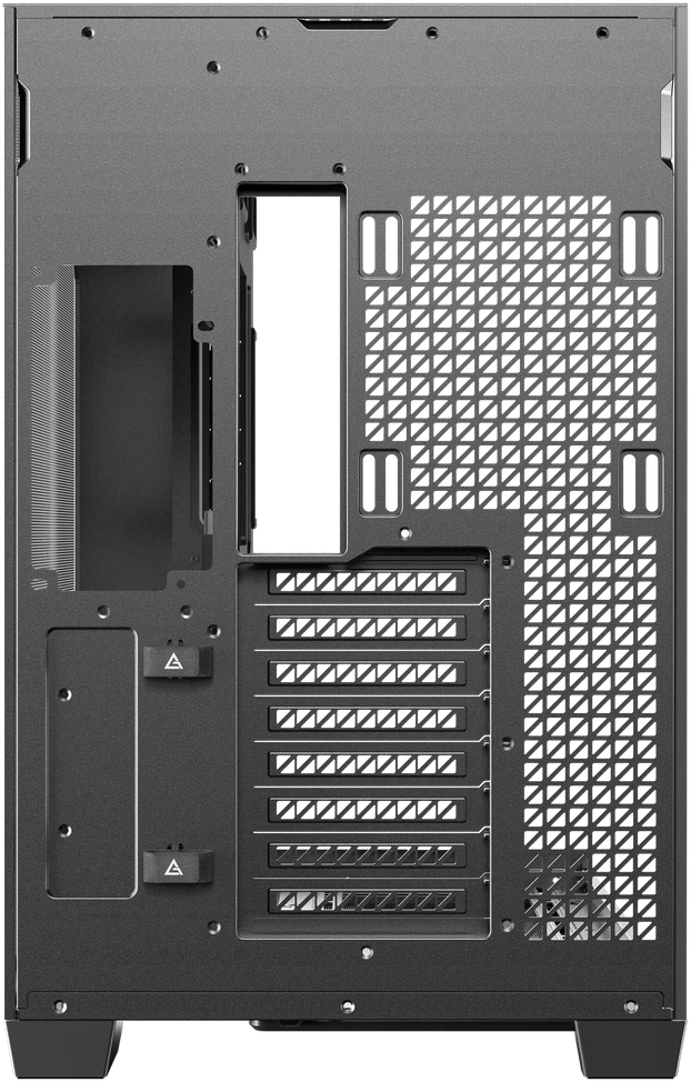 „Antec C8 Midi-Tower“, grūdintas stiklas ir mediena