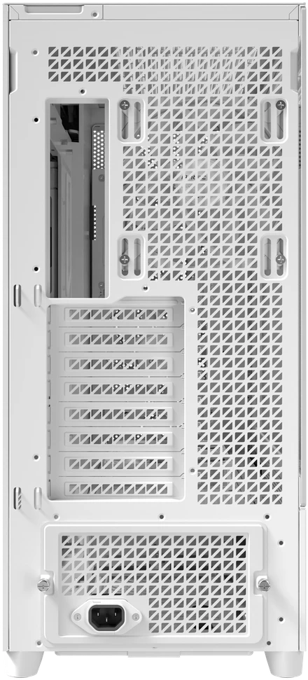 Antec Flux Pro kompiuterio korpusas, full tower, E-ATX, tempered glass – baltos spalvos