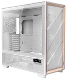 Antec Flux Pro kompiuterio korpusas, full tower, E-ATX, tempered glass – baltos spalvos