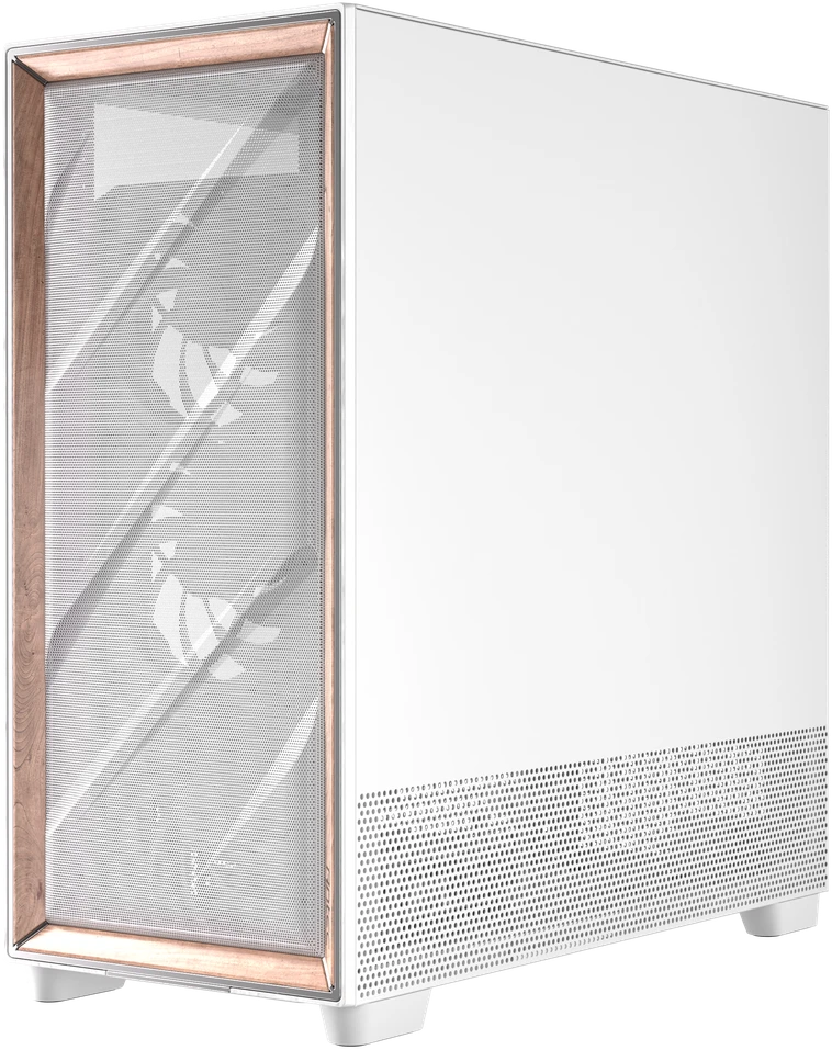Antec Flux Pro kompiuterio korpusas, full tower, E-ATX, tempered glass – baltos spalvos