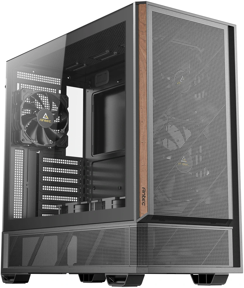 „Antec P30 ARGB“ kompiuterio korpusas, vidutinio dydžio bokštas, ATX, grūdintas stiklas – juodas