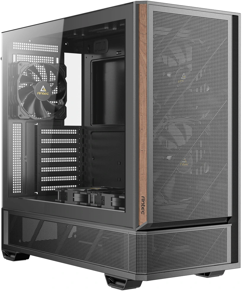 „Antec P30 ARGB“ kompiuterio korpusas, vidutinio dydžio bokštas, ATX, grūdintas stiklas – juodas