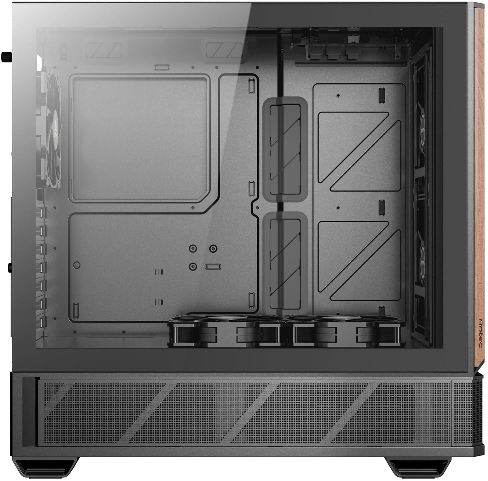 „Antec P30 ARGB“ kompiuterio korpusas, vidutinio dydžio bokštas, ATX, grūdintas stiklas – juodas