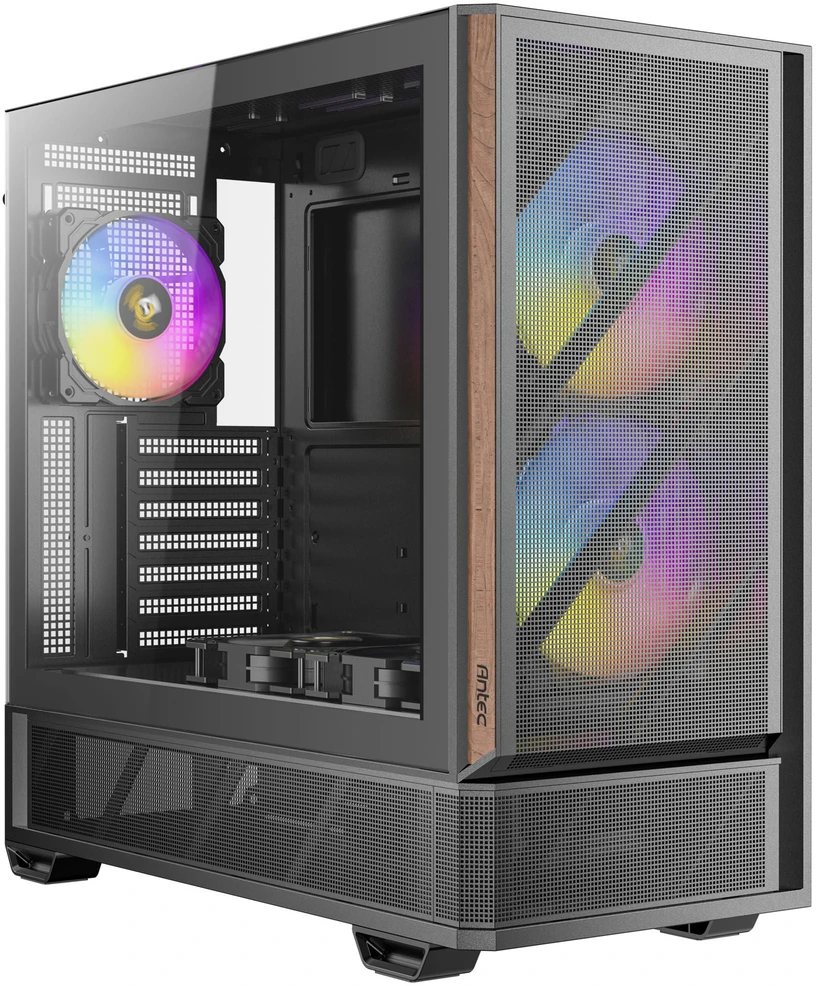 „Antec P30 AIR“ kompiuterio korpusas, vidutinio dydžio bokštas, ATX, grūdintas stiklas – juodas