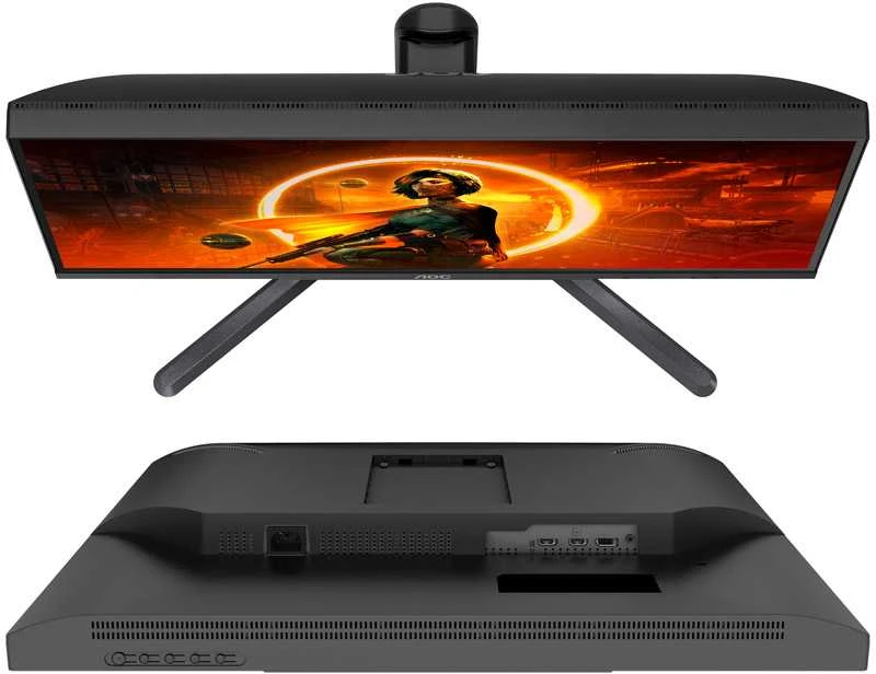 Žaidimų monitorius AOC Q27G3XMN /BK/27 "/VA /2560 x 1440 pikselių/ 16:9/ 1 ms /700 cd/m² /Juodas/ 180 Hz