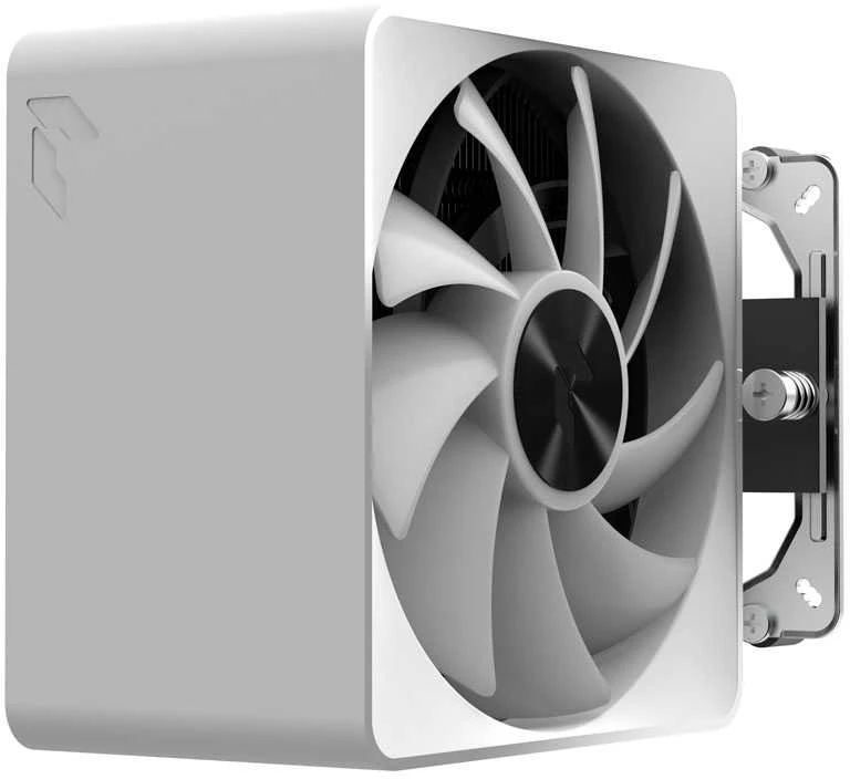 APNX AP1-V CPU Cooler – 120mm, baltos spalvos