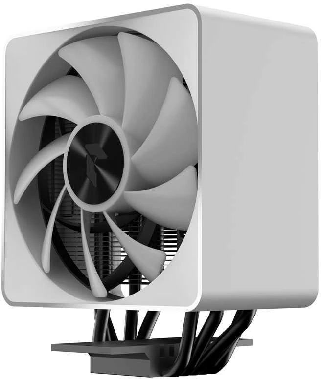 APNX AP1-V CPU Cooler – 120mm, baltos spalvos