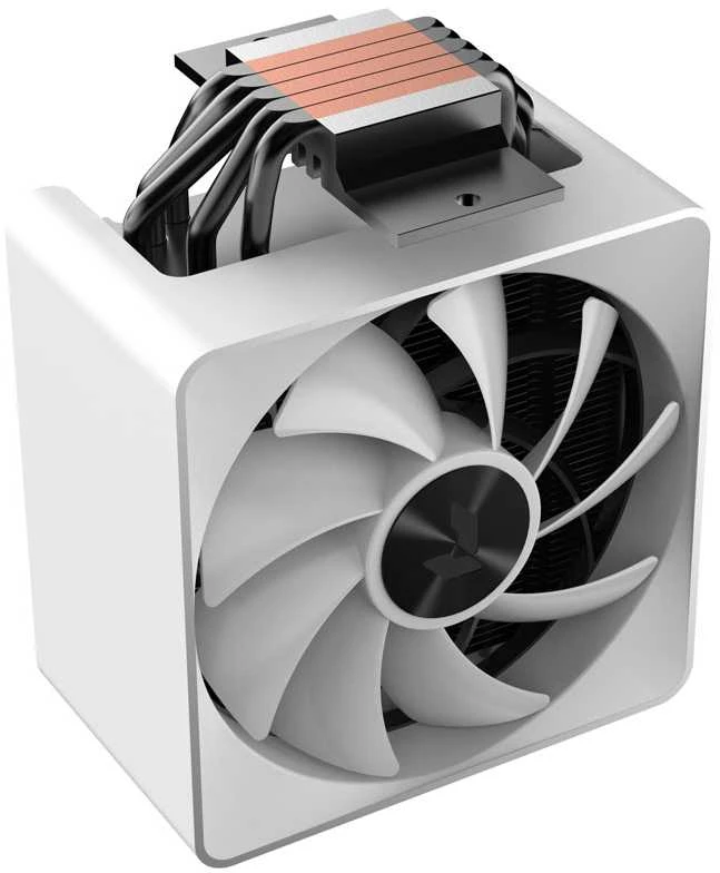 APNX AP1-V CPU Cooler – 120mm, baltos spalvos