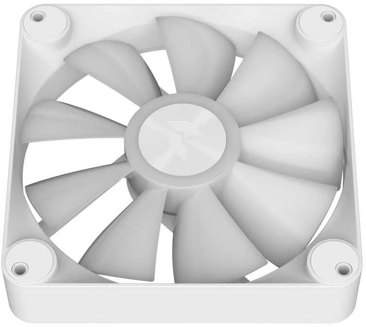 APNX FP1-140 PWM korpuso ventiliatorius, ARGB, – 140mm, baltos spalvos
