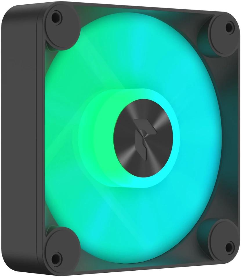 APNX FP1-R PWM Fan, Reverse Blade, PWM, ARGB – 3-Pack, Juodas