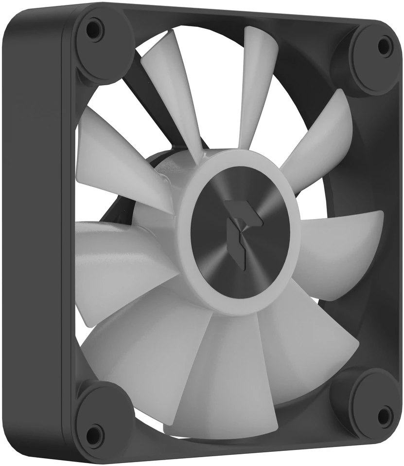 APNX FP1-R PWM Fan, Reverse Blade, PWM, ARGB – 3-Pack, Juodas