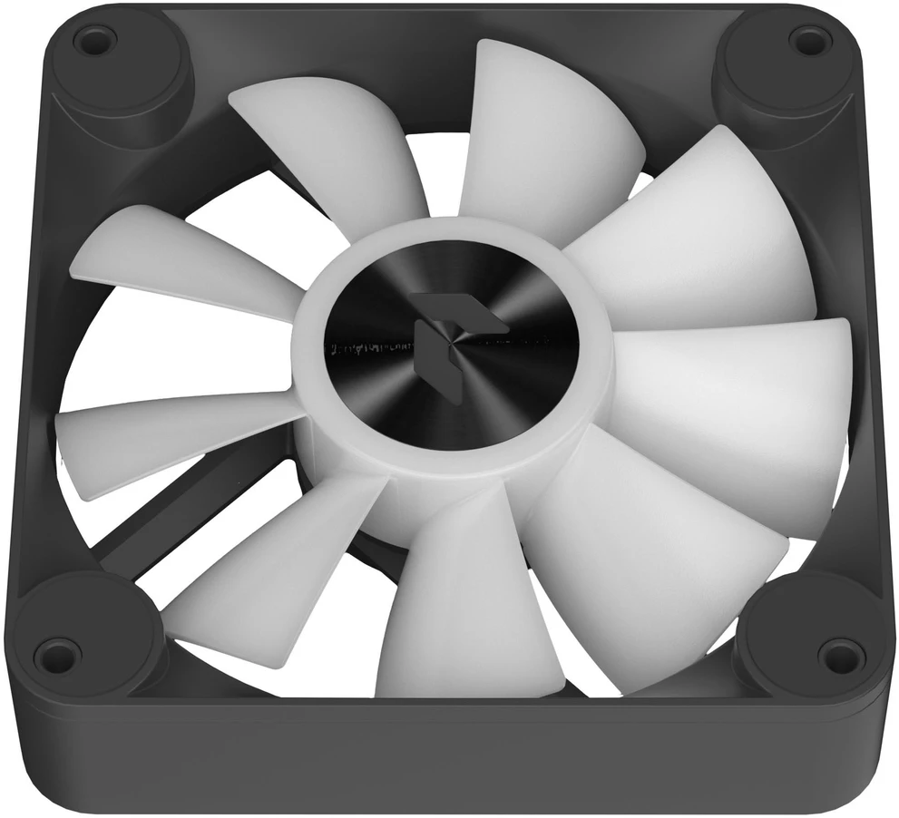 APNX FP1-R PWM Fan, Reverse Blade, PWM, ARGB – 3-Pack, Juodas